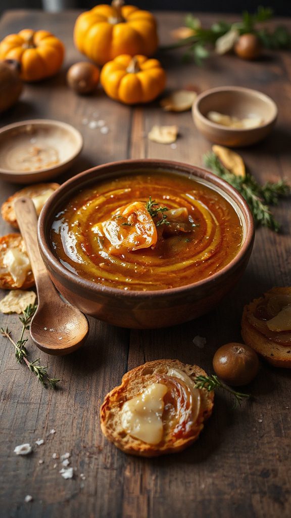 savory caramelized onion gravy
