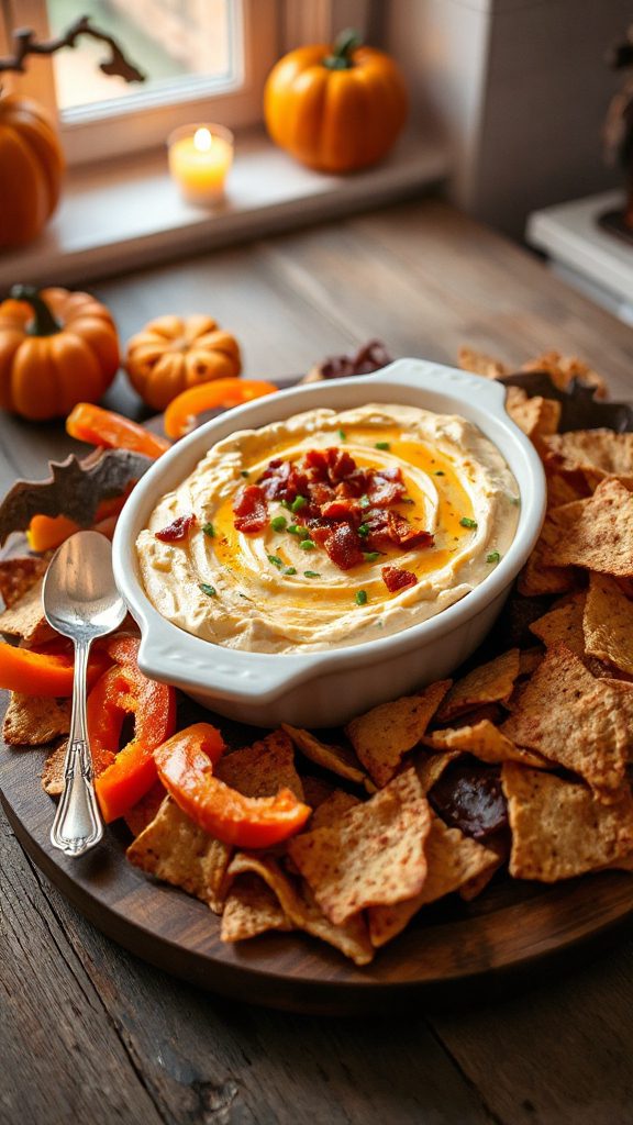 savory cheese bacon dip