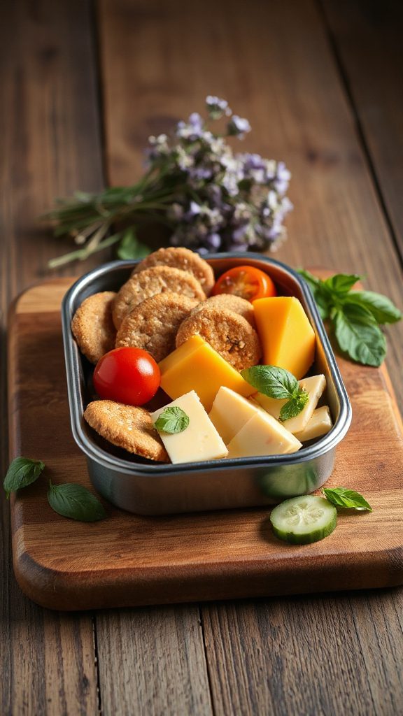 savory cheese cracker snack