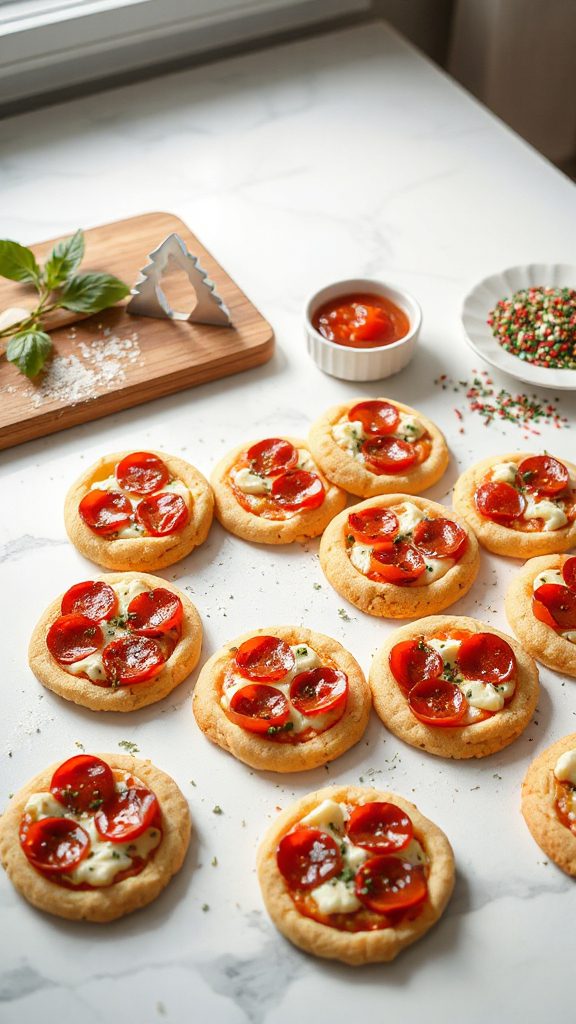 savory chicago style pizza cookies