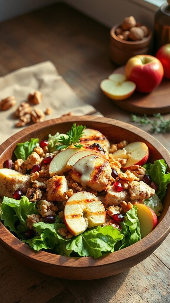 savory chicken with apples