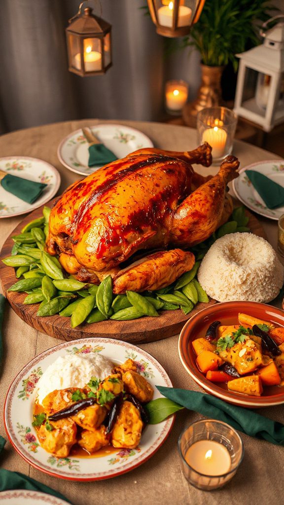 savory coconut rendang turkey