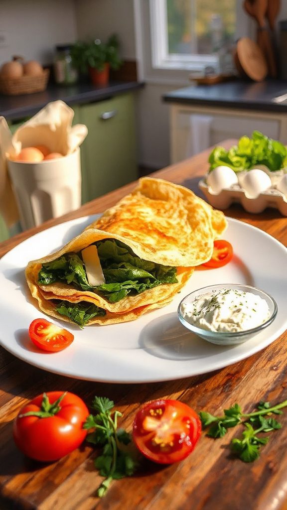 savory crepes for lunch