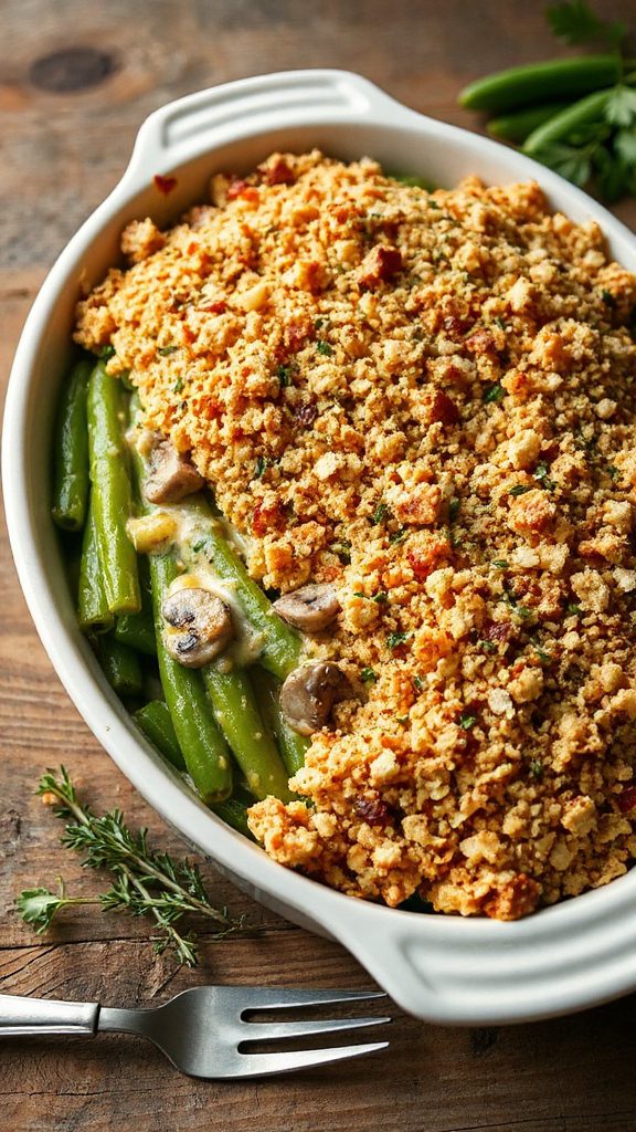 savory garlic herb casserole