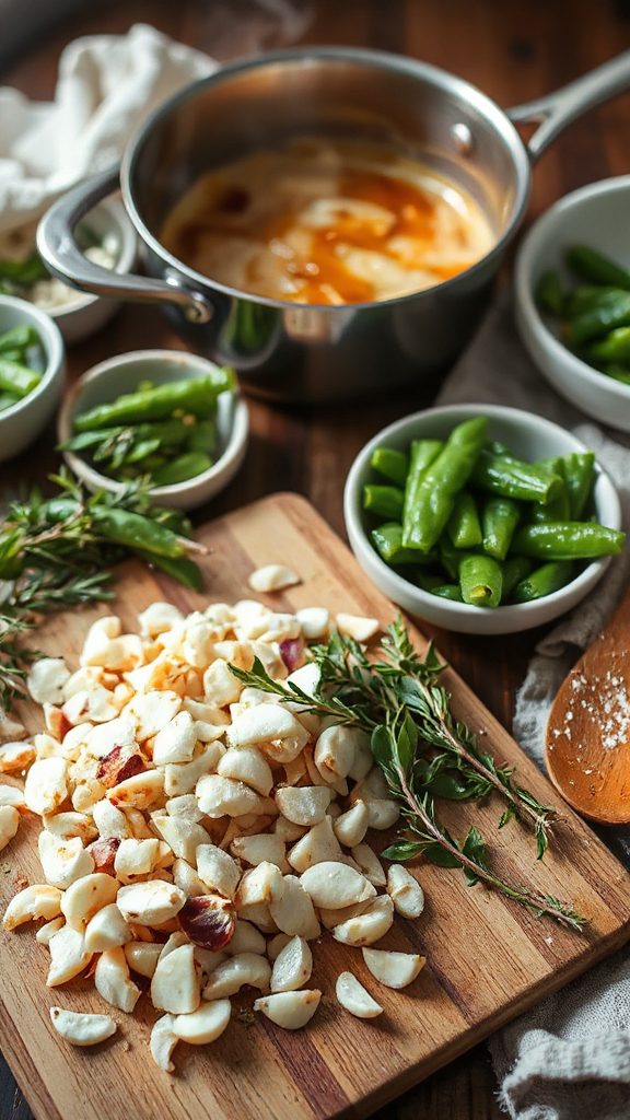 savory garlic herb casserole