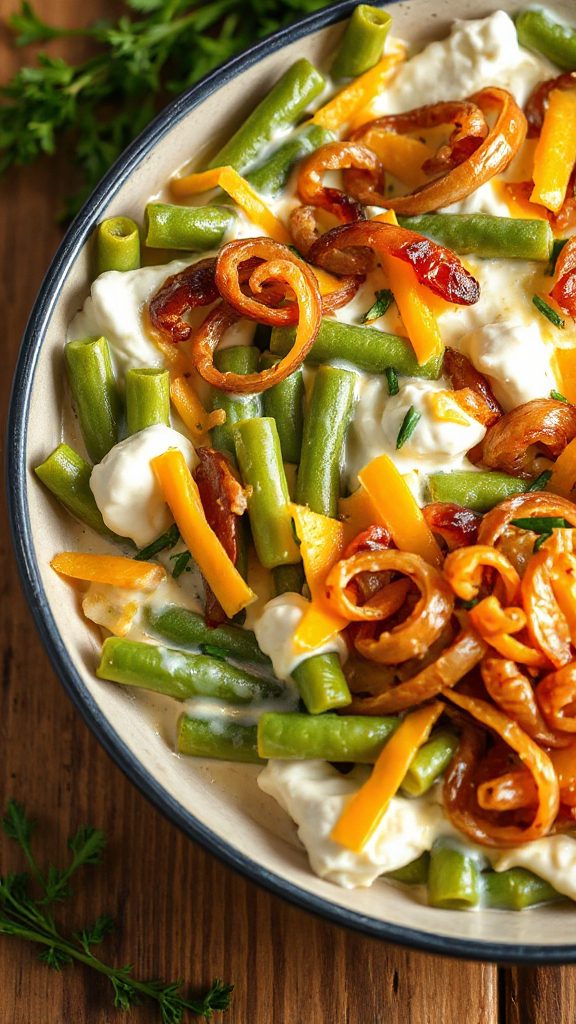 savory green bean casserole savory green bean casserole