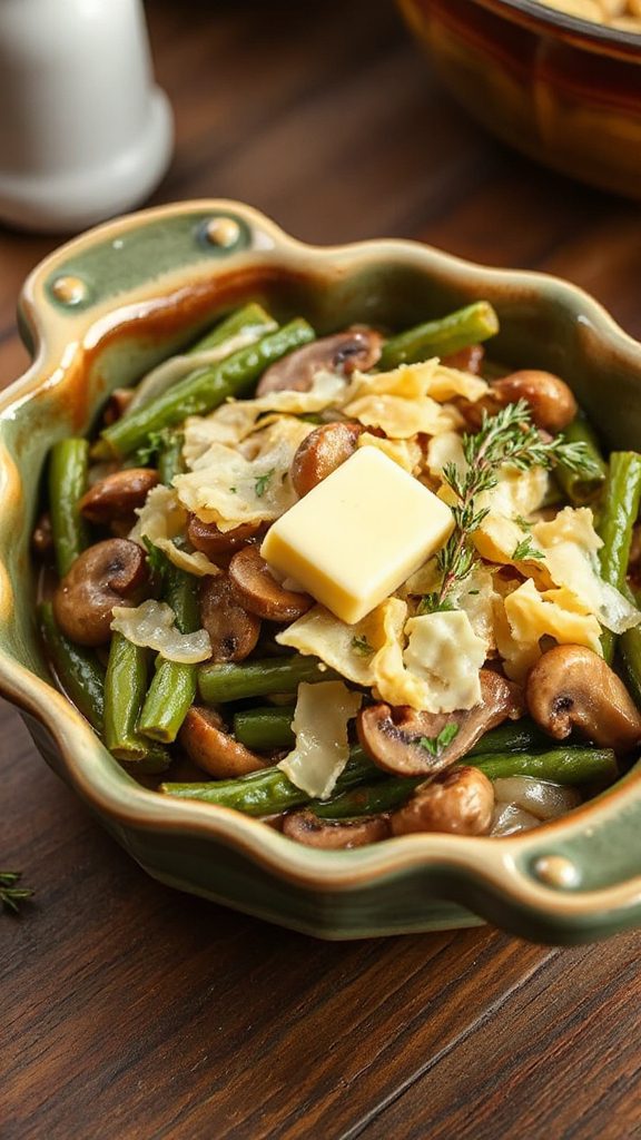 savory green bean casserole