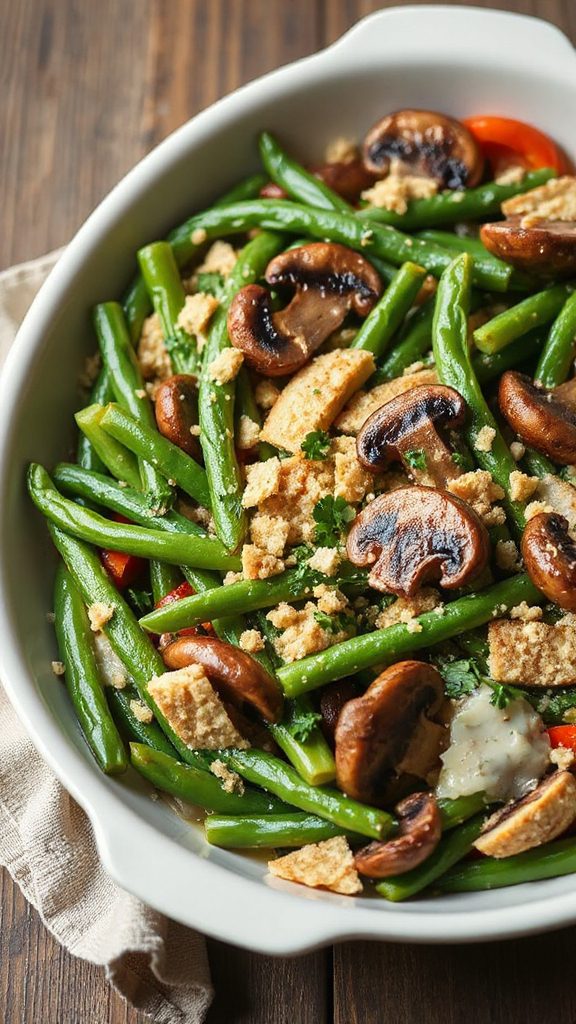 savory green bean casserole