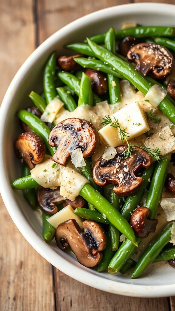 savory green bean casserole