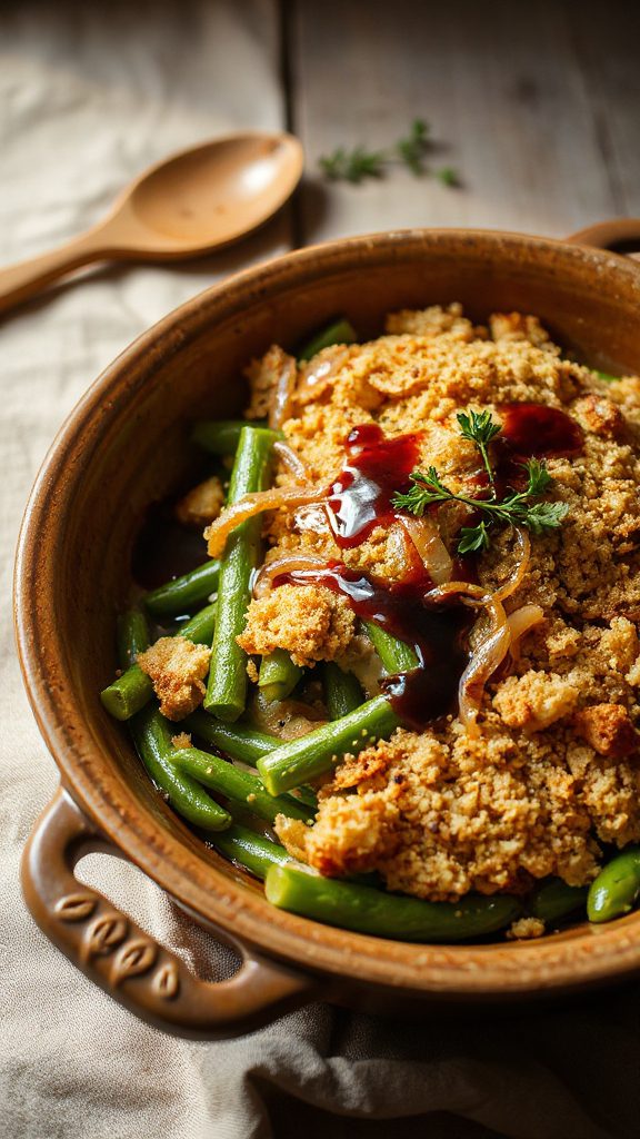 savory green bean casserole