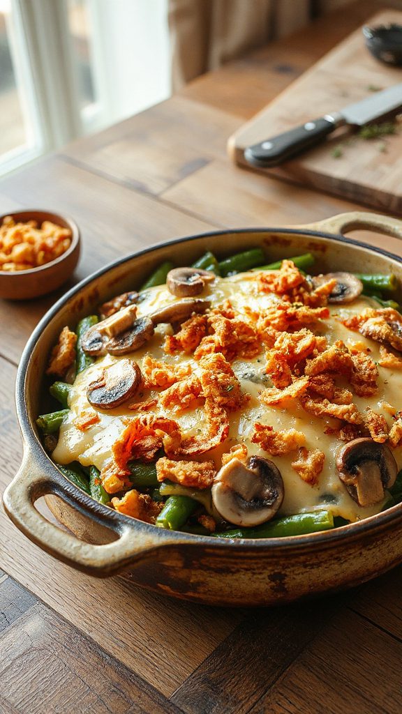 savory green bean casserole