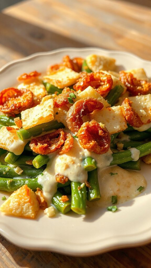 savory green bean casserole