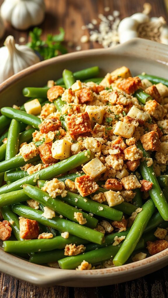 savory green bean casserole