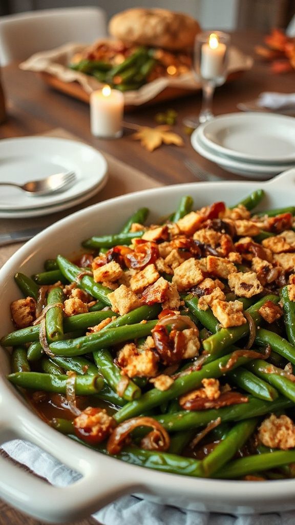 savory green bean casserole