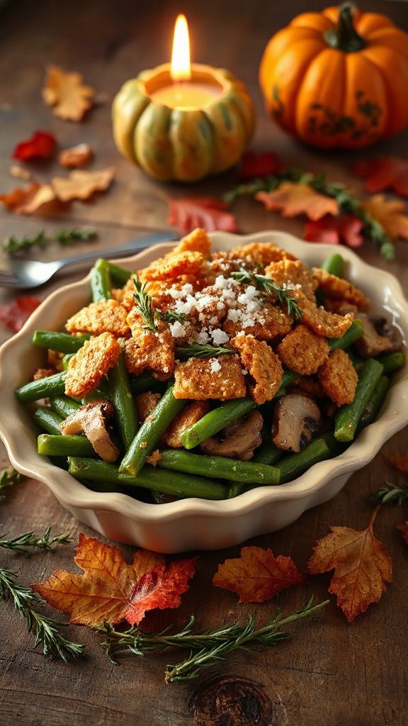 savory green bean casserole