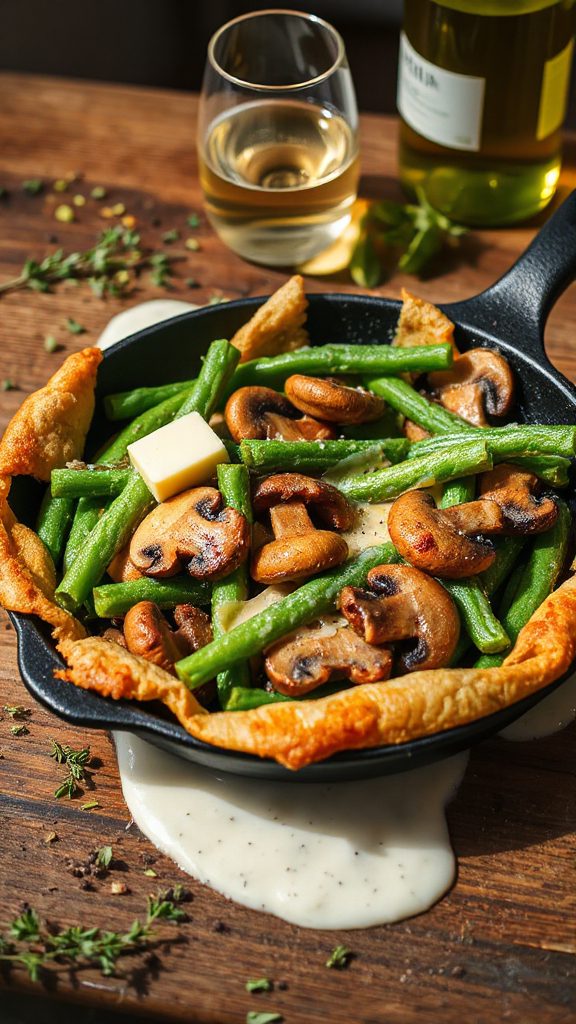 savory green bean gratins