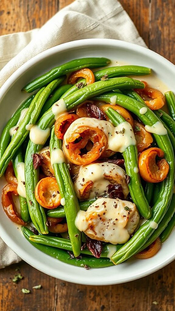 savory green beans with ghee