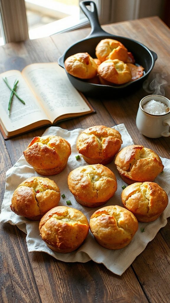savory ham and cheese muffins savory ham and cheese muffins