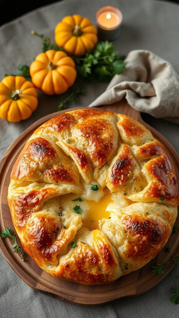 savory herb cheddar khachapuri