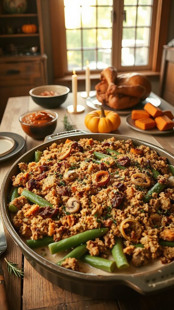 savory herb green bean casserole