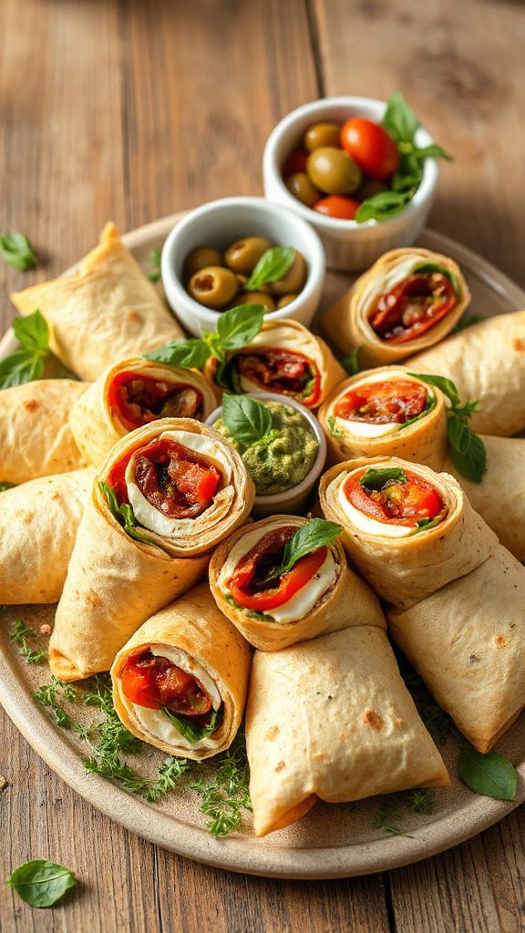 savory italian deli wraps