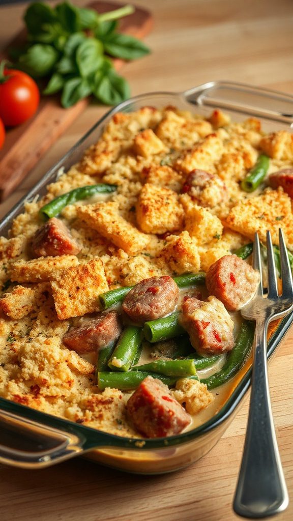savory italian sausage casserole