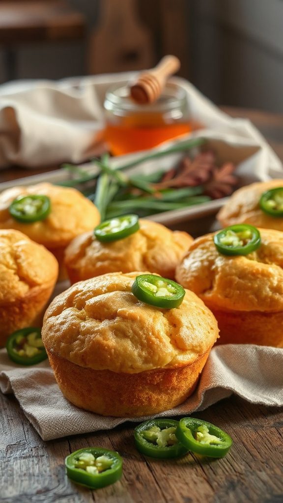 savory jalape o cornbread muffins