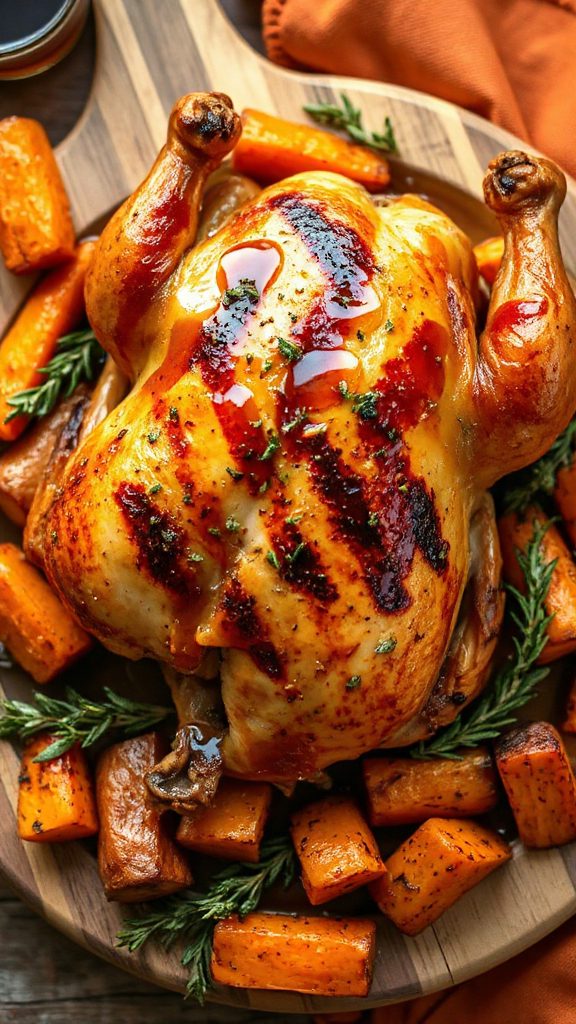 savory maple herb chicken