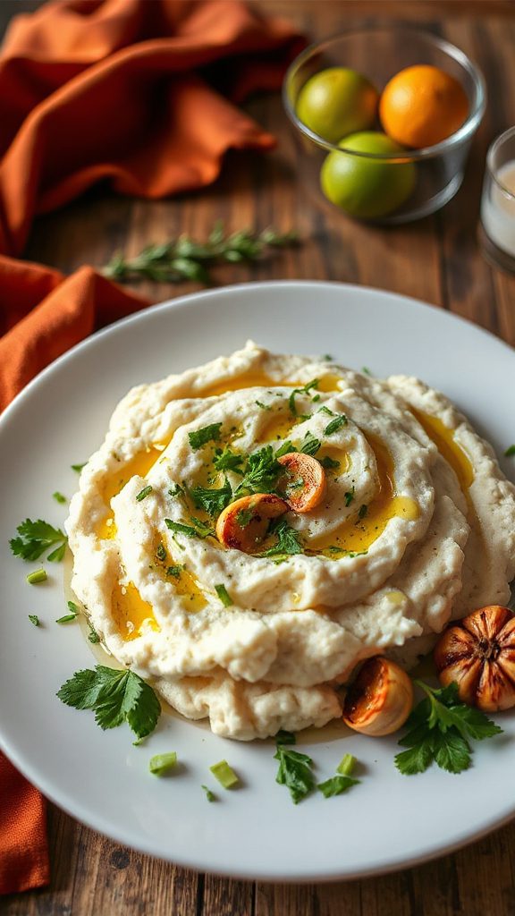 savory mashed cauliflower recipe