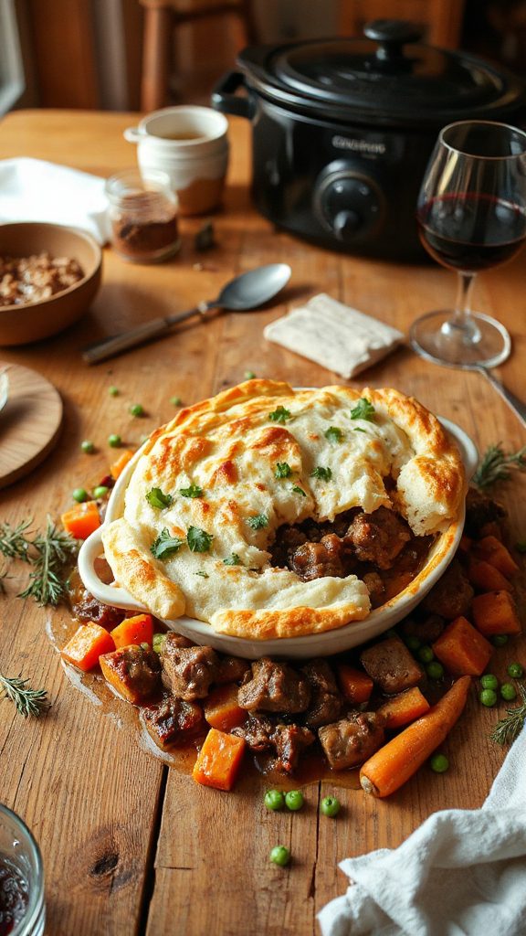 savory meat creamy potatoes