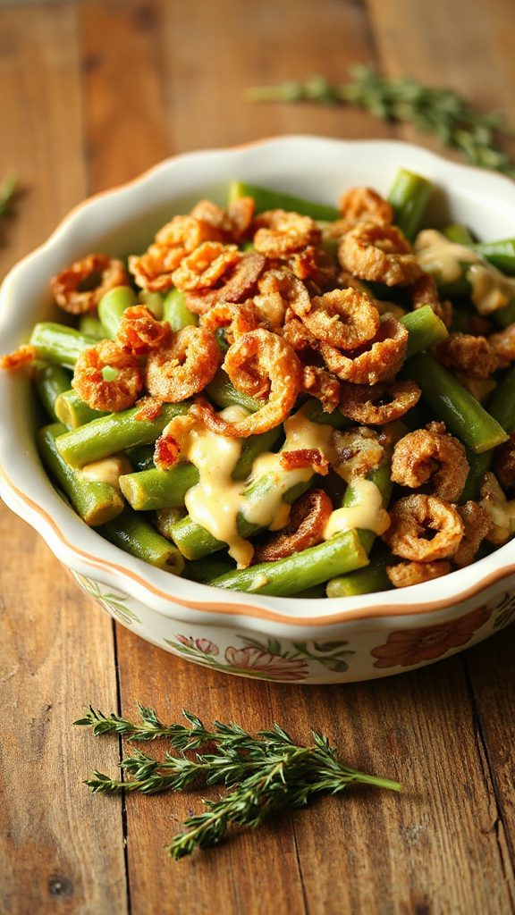 savory onion green bean casserole savory onion green bean casserole