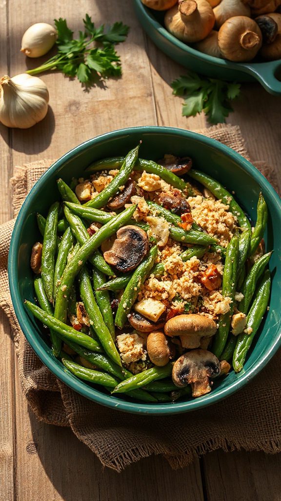 savory panko crusted vegetable medley