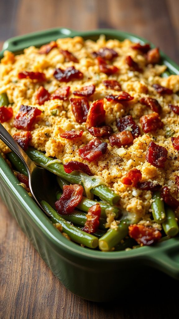 savory parmesan garlic casserole