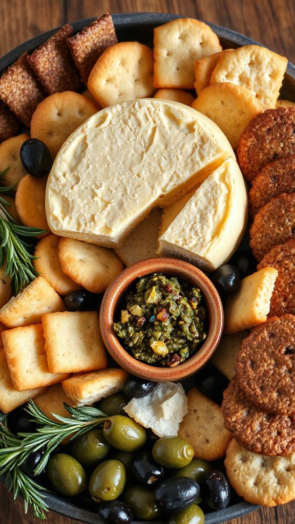 savory parmesan olive spread