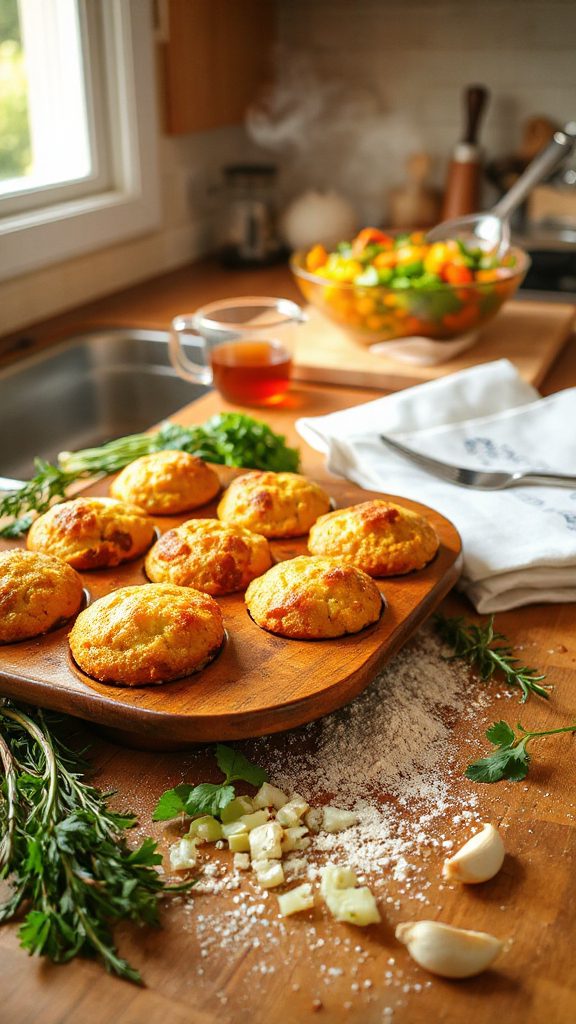 savory portable stuffing muffins savory portable stuffing muffins