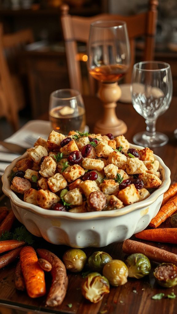 savory protein packed holiday stuffing savory protein packed holiday stuffing