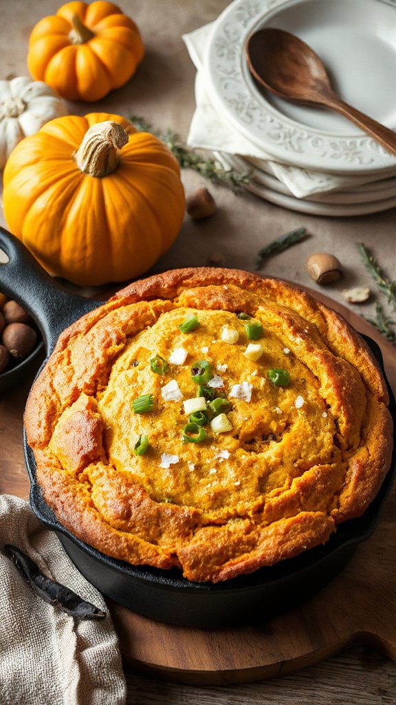 savory pumpkin cornbread recipe