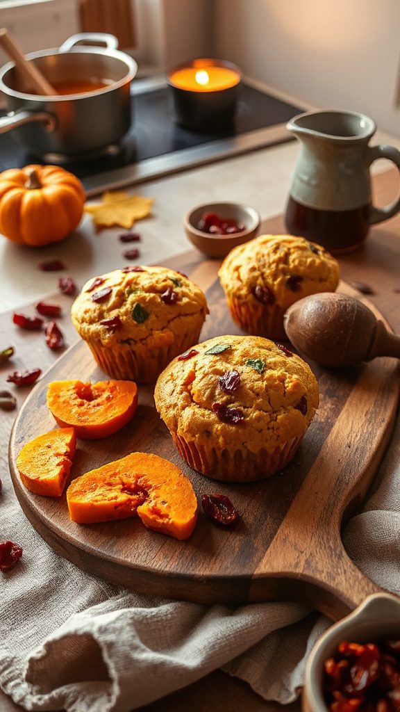savory pumpkin muffins recipe