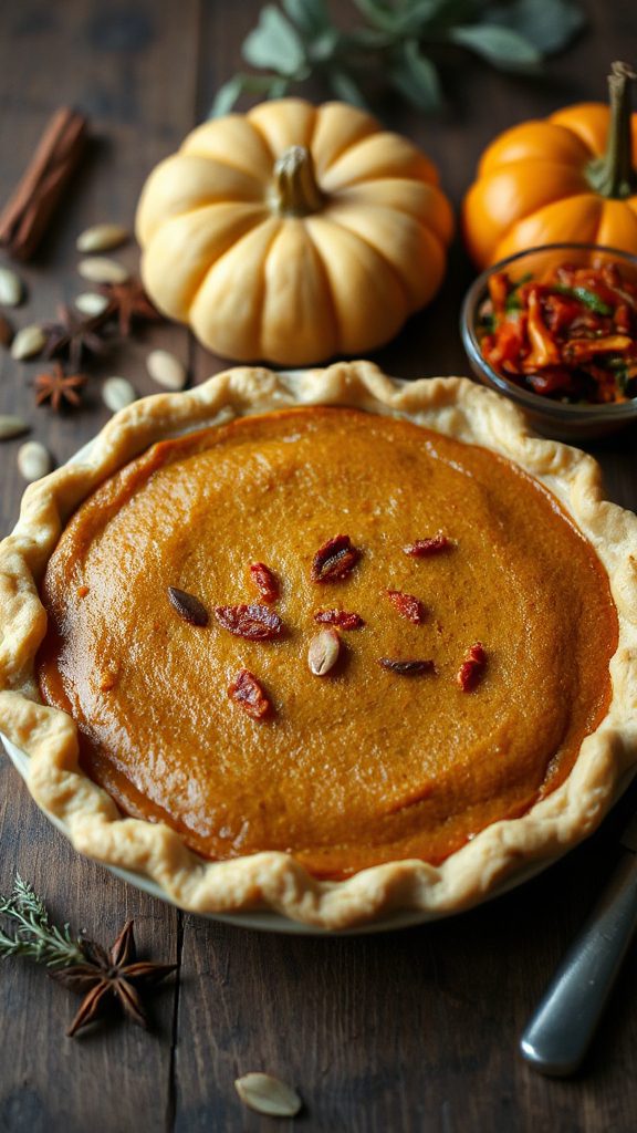 savory pumpkin pie fusion