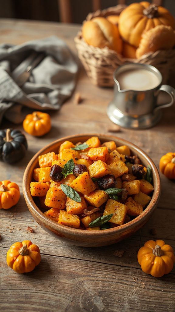 savory pumpkin spice hash