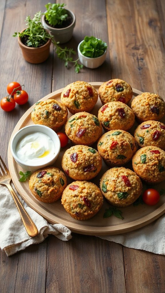 savory quinoa veggie muffins