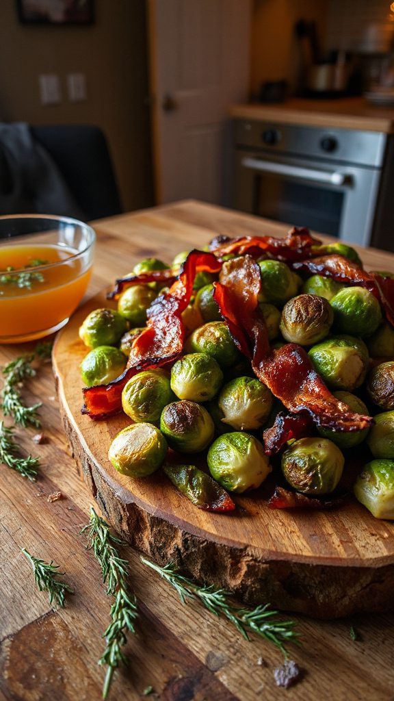 savory roasted brussels sprouts