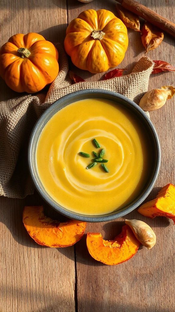 savory roasted pumpkin soup