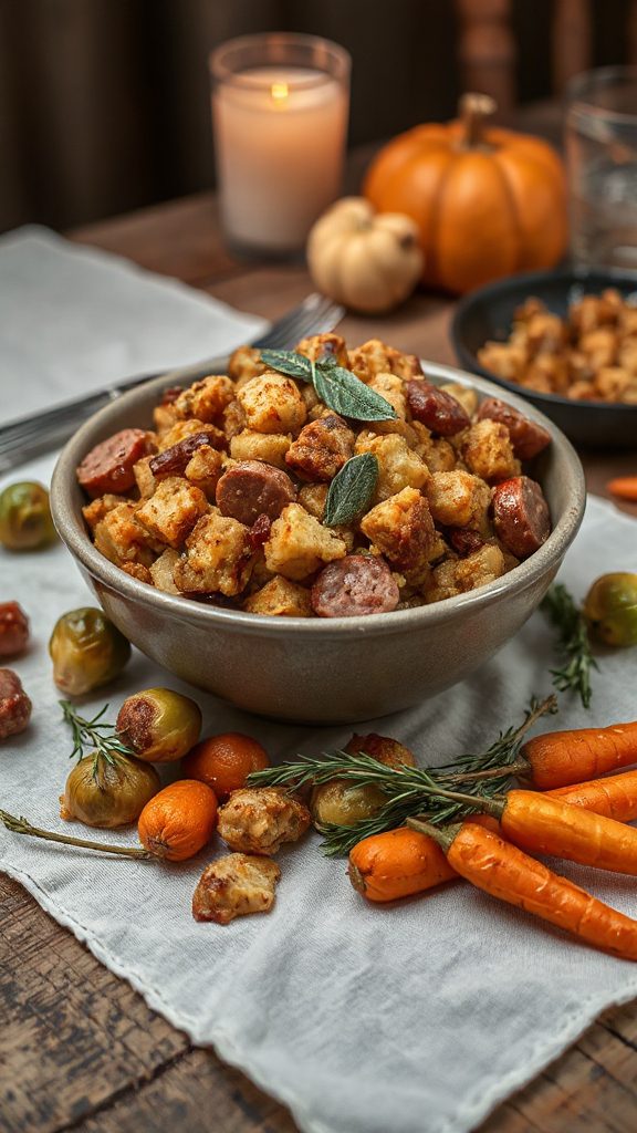 savory sausage and sage stuffing