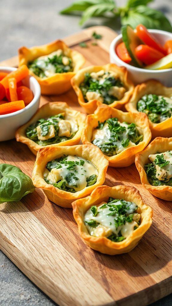 savory spinach artichoke appetizers