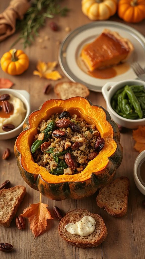 savory stuffed acorn squash savory stuffed acorn squash