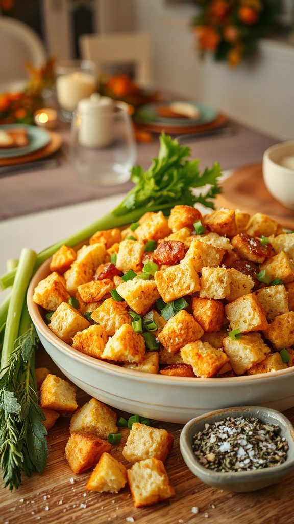 savory stuffing with vegetables