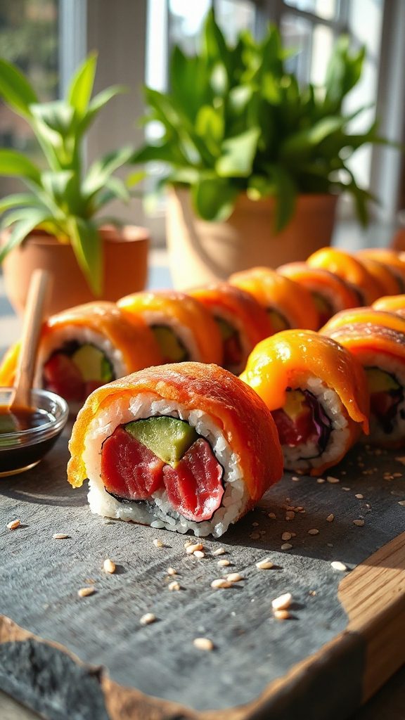 savory sushi roll ingredients