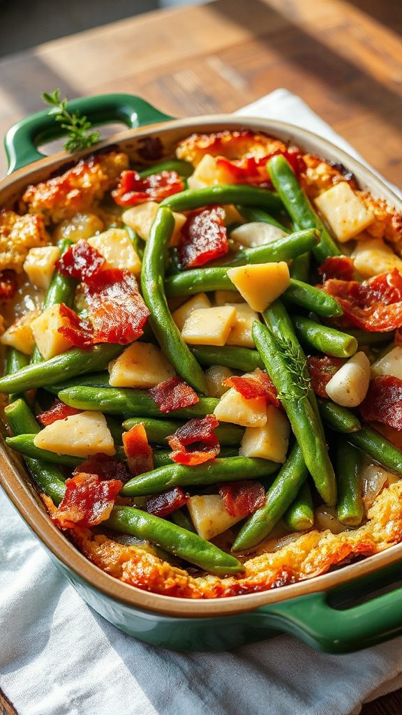 savory sweet green bean casserole savory sweet green bean casserole