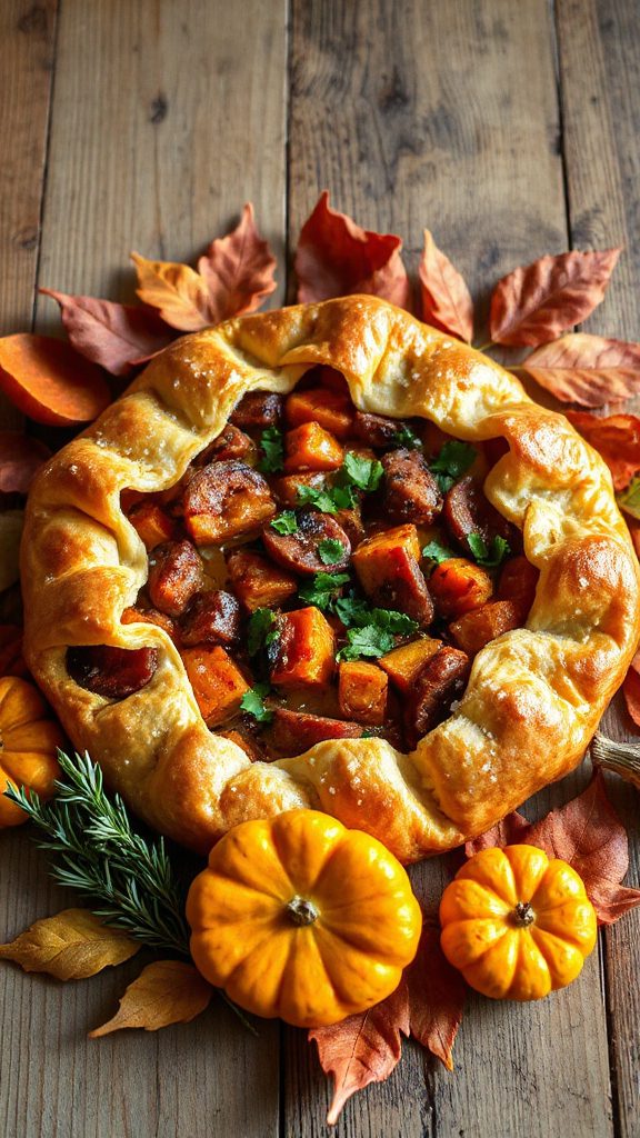 savory sweet potato galette